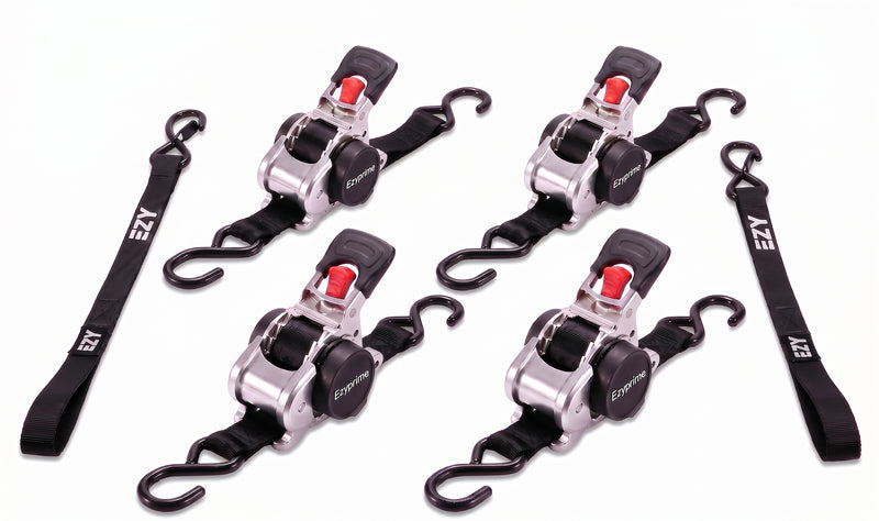 Load image into Gallery viewer, Retractable Ratchet Straps