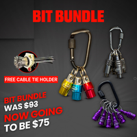 Bit Bundle + FREE Cable Tie Holder